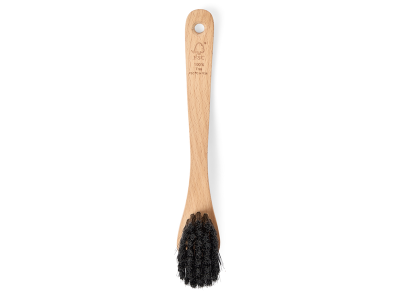 G.Funder Dishwashing brush in FSC® certified beech wood with black stiff PP bristles