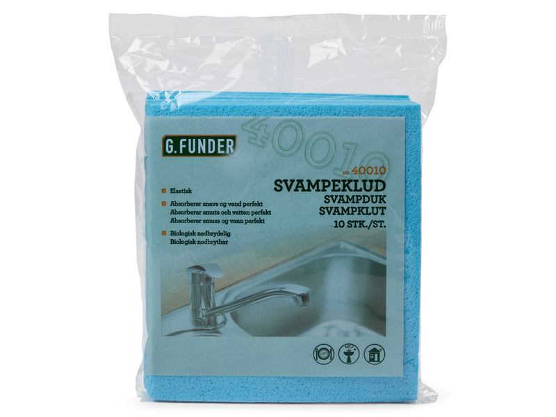G.Funder Sponge cloths damp 10 pcs.