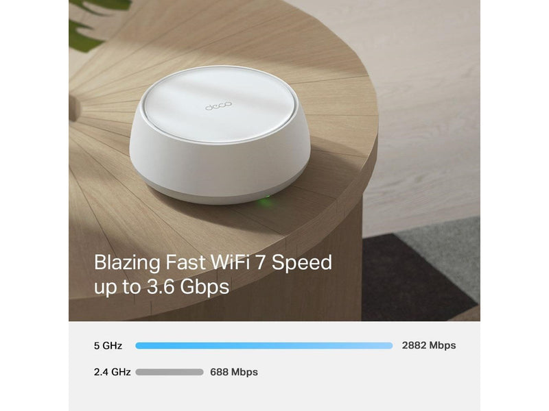 TP-Link Deco BE25 (1-Pack) - Mesh router 802.11a/b/g/n/ac/ax/be (Wi-Fi 7)