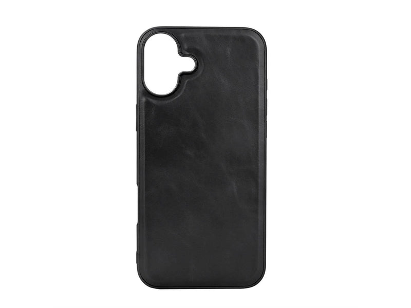Buffalo Leather Backcover MagSeries - iPhone 16 Plus Black