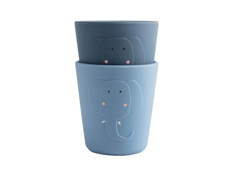 Trixie Baby Silicone Cup - Mrs. Elephant 2pcs.