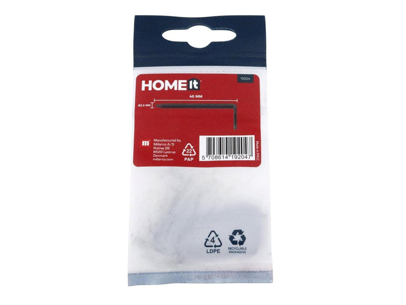 Homeit HOME It® Stålhager 2.5 x 50mm 10 stk.