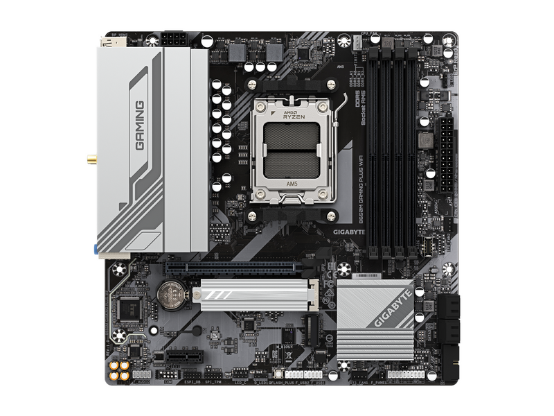 GIGABYTE B650M GAMING PLUS WIFI Mainboard - AMD B650 - AMD AM5 socket - DDR5 RAM - Micro-ATX