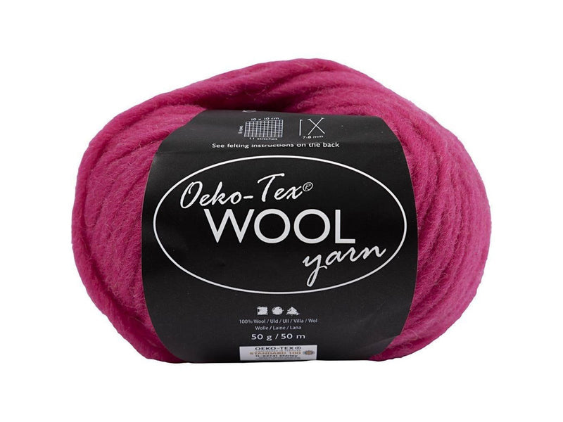 Creativ Company Wool yarn Pink 50m