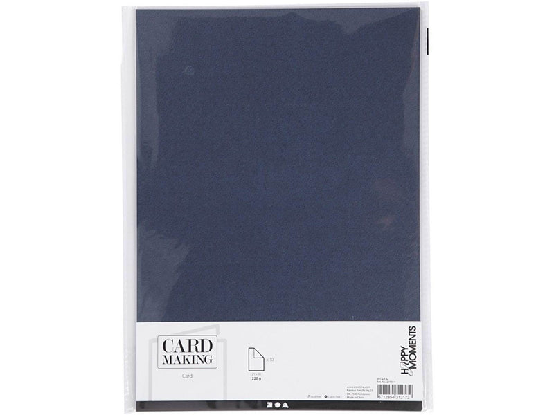 Creativ Company - Cardboard Blue A4 220g 10 pcs.