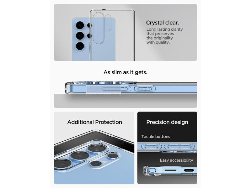 Spigen Liquid Crystal - Crystal Clear - Samsung Galaxy S25 Ultra