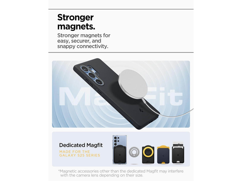 Spigen Nano Pop MagSafe - Black Sesame - Samsung Galaxy S25 Ultra