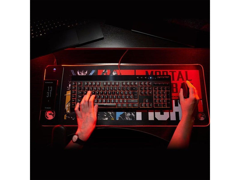 Numskull Mortal Kombat XL RGB Gaming Mat with 15W Wireless Charger