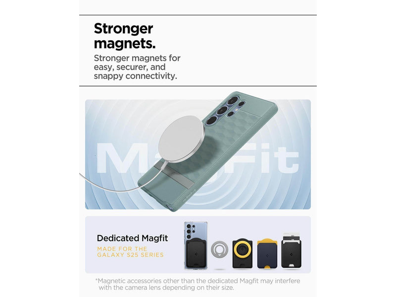 Spigen Parallax MagSafe - Sage Green - Samsung Galaxy S25 Ultra