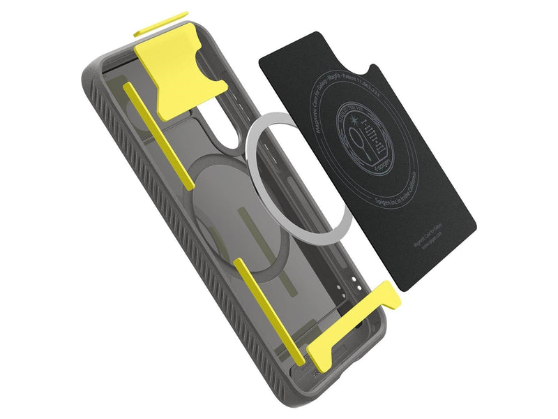 Spigen Rugged Armor MagSafe - Marble Grey - Samsung Galaxy S25