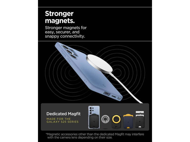 Spigen Silicone Fit MagSafe - Sapphire Blue - Samsung Galaxy S25 Ultra