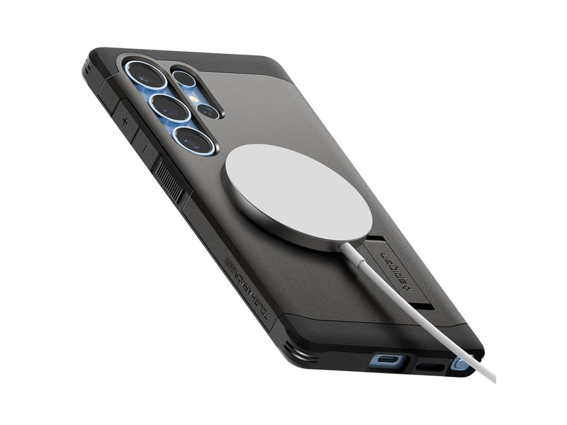 Spigen Tough Armor MagSafe - Gunmetal - Samsung Galaxy S25 Ultra