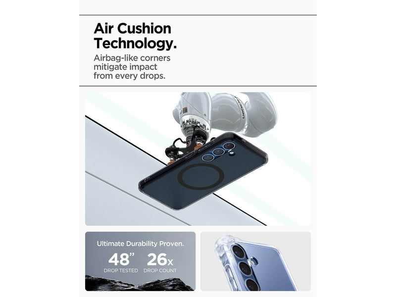 Spigen Ultra Hybrid MagSafe - Frost Black - Samsung Galaxy S25