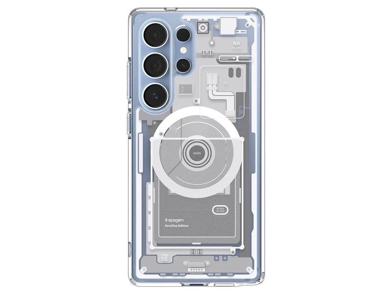 Spigen Ultra Hybrid MagSafe - Zero One White - Samsung Galaxy S25 Ultra
