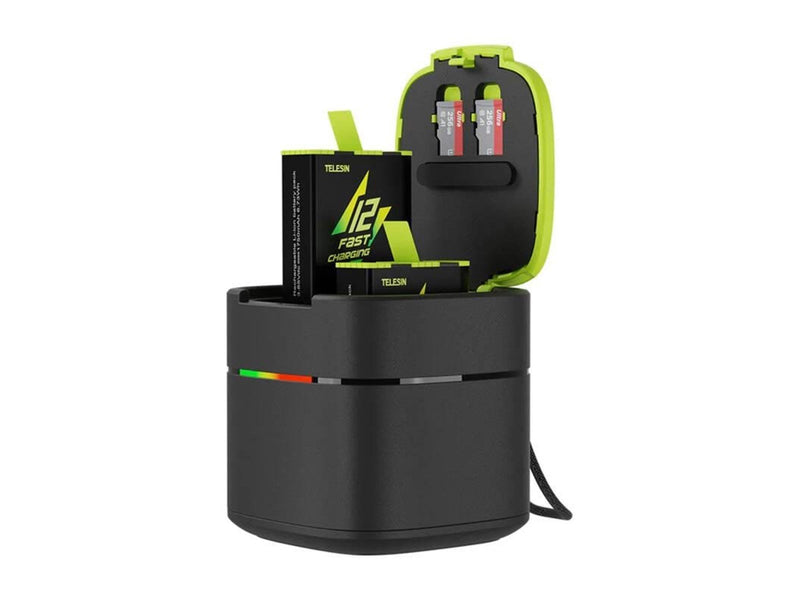 TELESIN Box dual-channel charger for GoPro Hero 12/ 11 / 10 / 9 (fast charging)