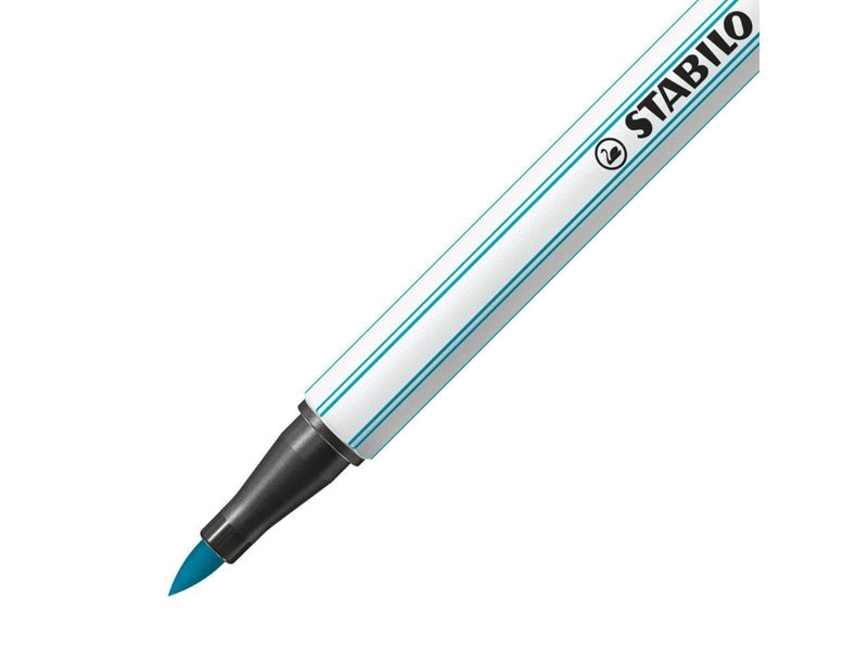 STABILO Pen 68 Brush - Felt-tip pen - Light blue (31)