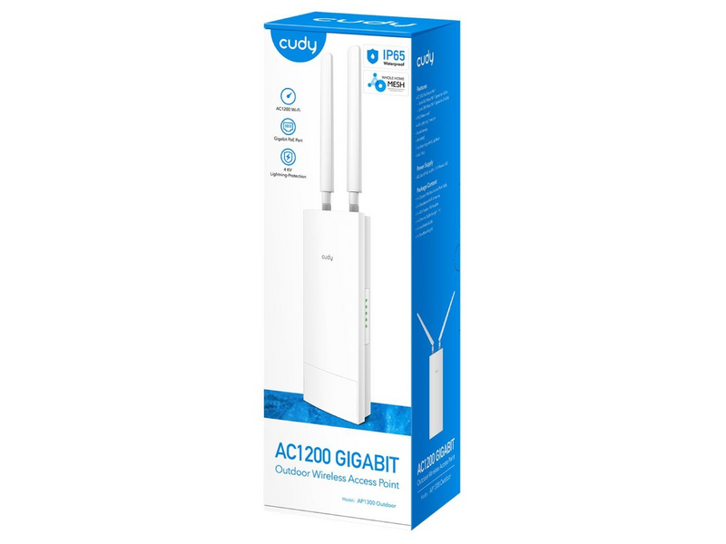 Cudy Access Point AP1300 Outdoor AC1200 Gigabit PoE Mesh