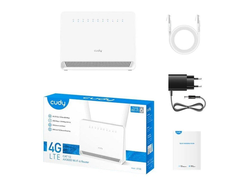 Cudy 4G Router LT700E Cat 6 AC1200 Gigabit - Router 4G