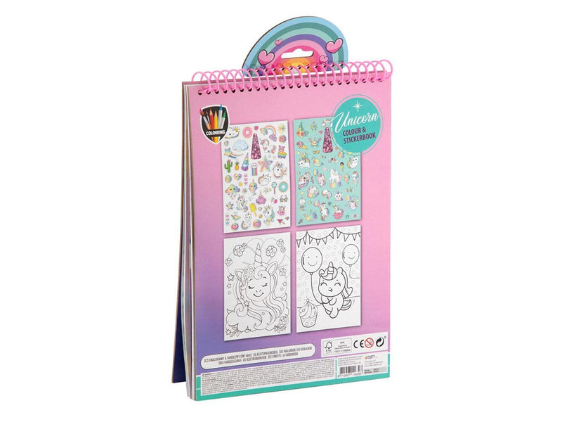 Grafix - Coloring and Sticker Book Unicorn