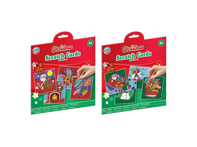 Creative Craft Group Xmas 4 Scratch Cards