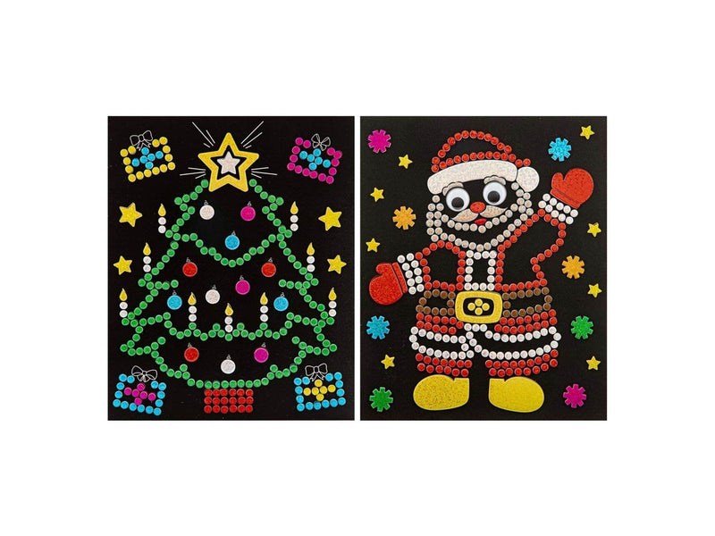 Creative Craft Group Xmas Holographic Dots Sticker Set