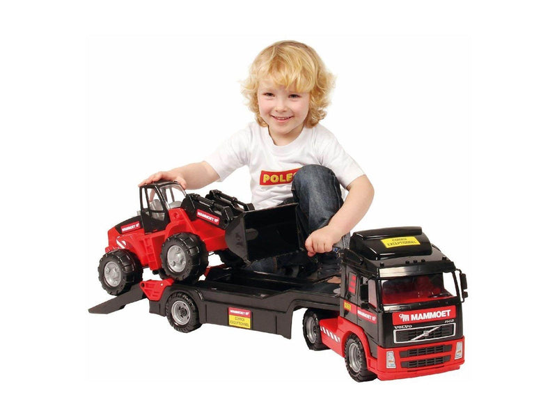 Mammoet Toys - Cavallino Mammoth Truck with Trailer and Excavator