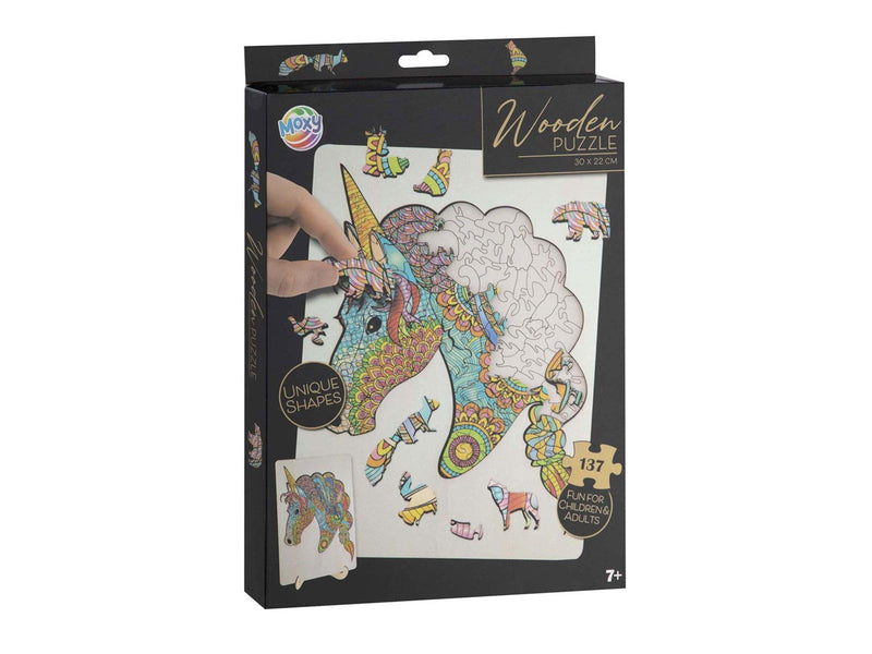 Creative Craft Group Wooden Jigsaw Puzzle Unicorn 137pcs. Holz
