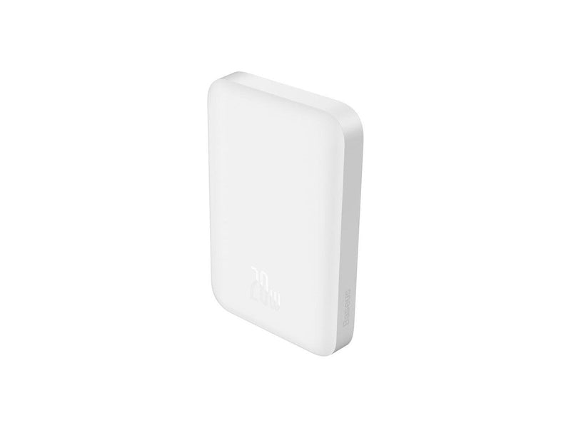 Baseus Magnetic Mini 6000mAh 20W MagSafe Magnetic Power Bank (White) Powerbank (Akku) - Weiß - 6000 mAh
