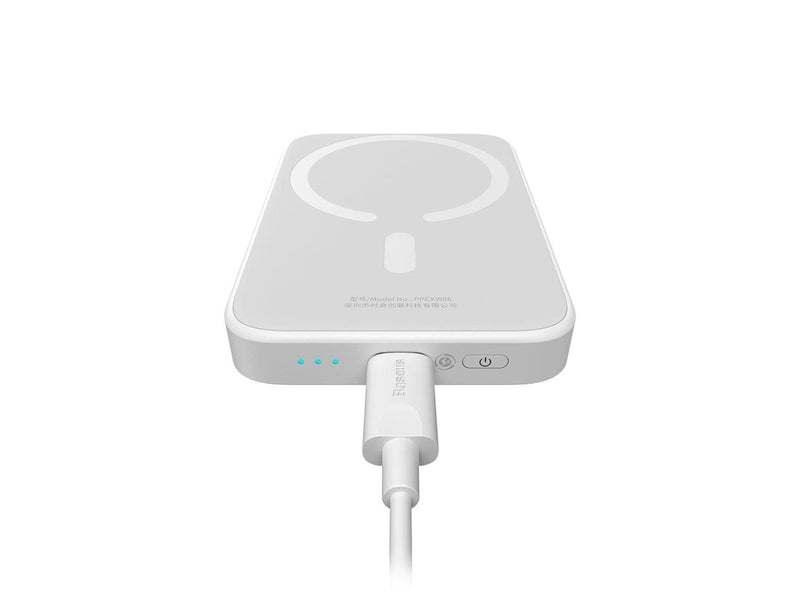 Baseus Magnetic Mini 6000mAh 20W MagSafe Magnetic Power Bank (White) Powerbank (Akku) - Weiß - 6000 mAh