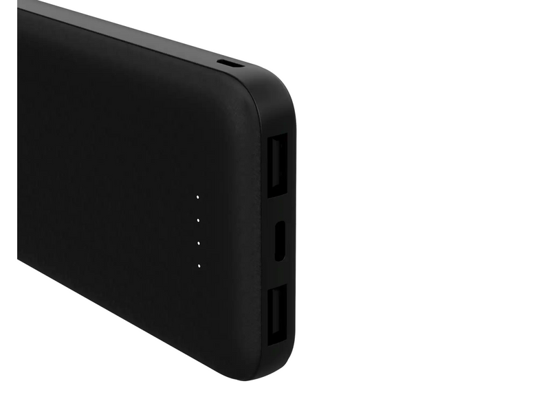 DENVER PSC-20012- Powerbank 20000mAh solar panel - Black Powerbank (Akku) - schwarz - 20000 mAh