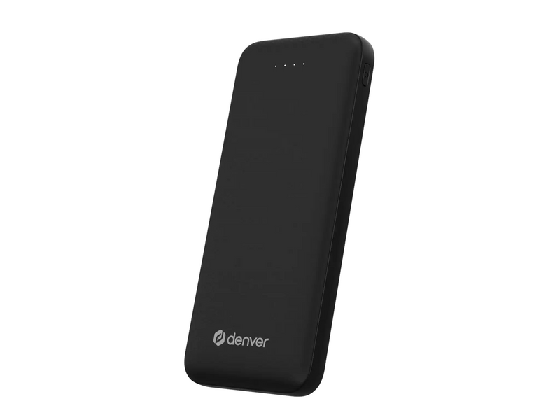 DENVER PSC-20012- Powerbank 20000mAh solar panel - Black Powerbank (Akku) - schwarz - 20000 mAh