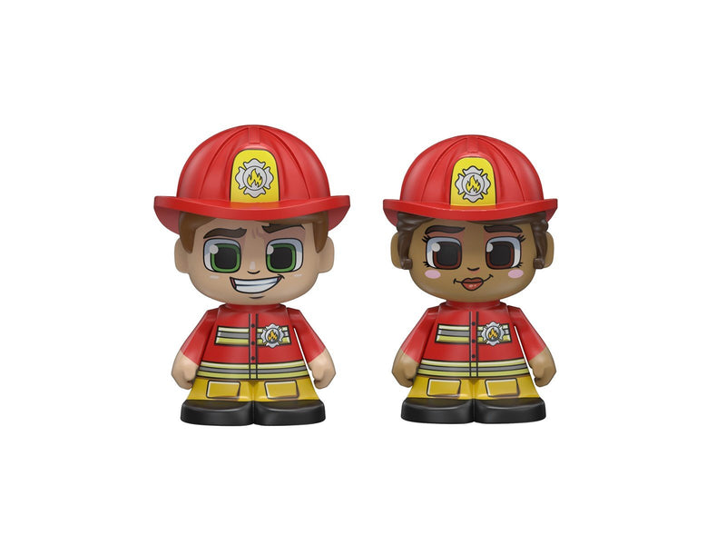 Tile Town Fire Station Magnetic Tiles Playset 46 pcs