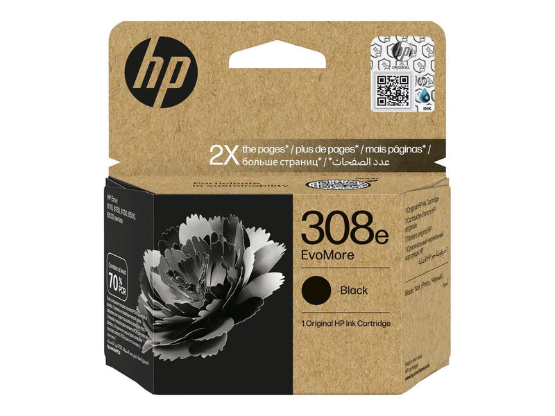 HP 308e EvoMore - Tintenpatrone Schwarz