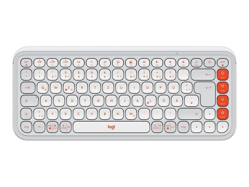 Logitech POP Icon Keys - Tastaturen - Deutsch - Weiss