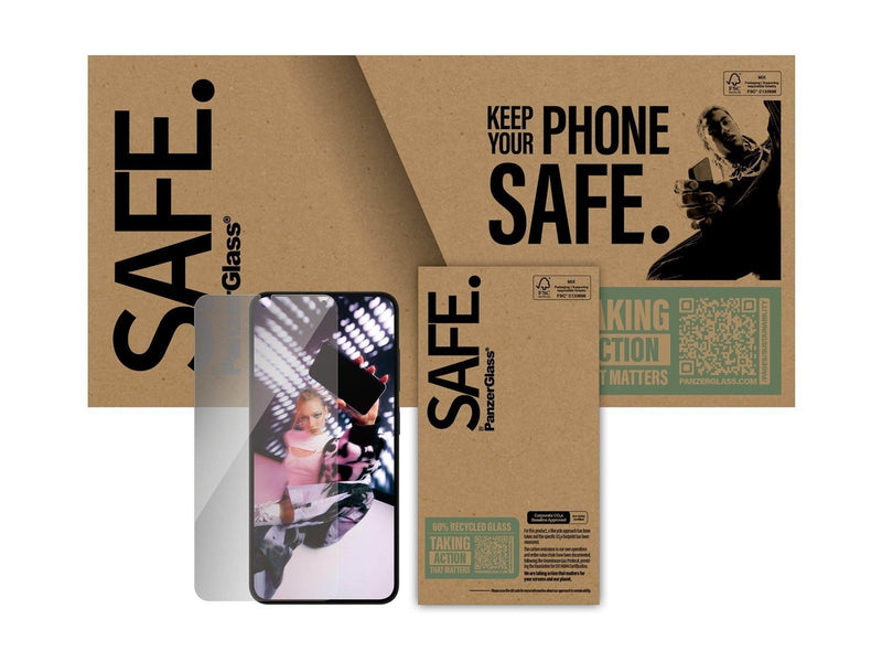 PanzerGlass SAFE. by  - screen protector for mobile phone - ultra-wide fit