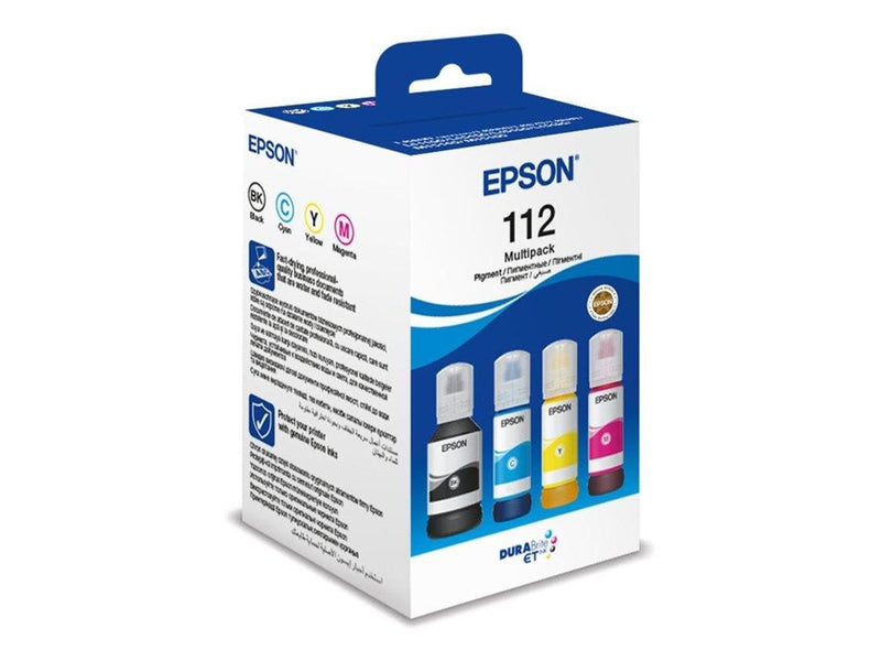 Epson 112 Multipack - 4-pack - black yellow cyan magenta - original - ink refill - Nachfülltinte Cyan