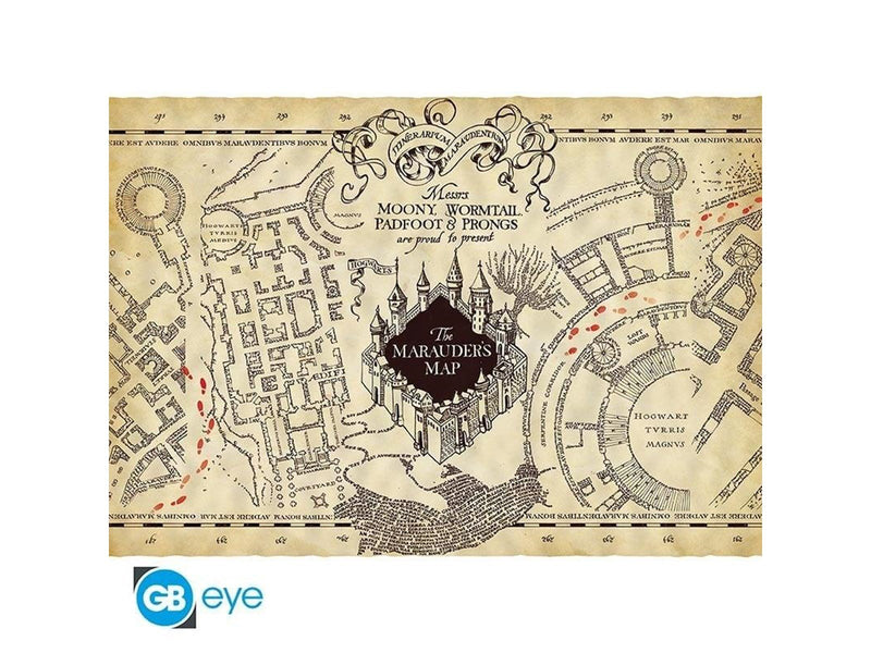 ABYstyle - HARRY POTTER - Parchment poster - Marauder's Map - Plakat