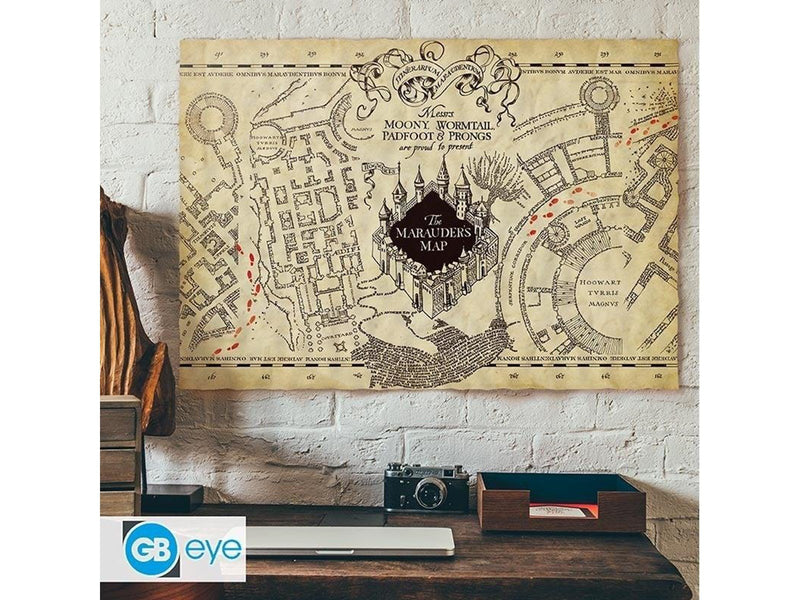 ABYstyle - HARRY POTTER - Parchment poster - Marauder's Map - Plakat