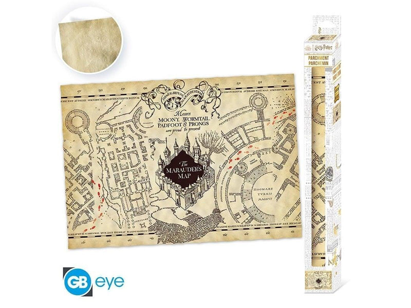 ABYstyle - HARRY POTTER - Parchment poster - Marauder's Map - Plakat