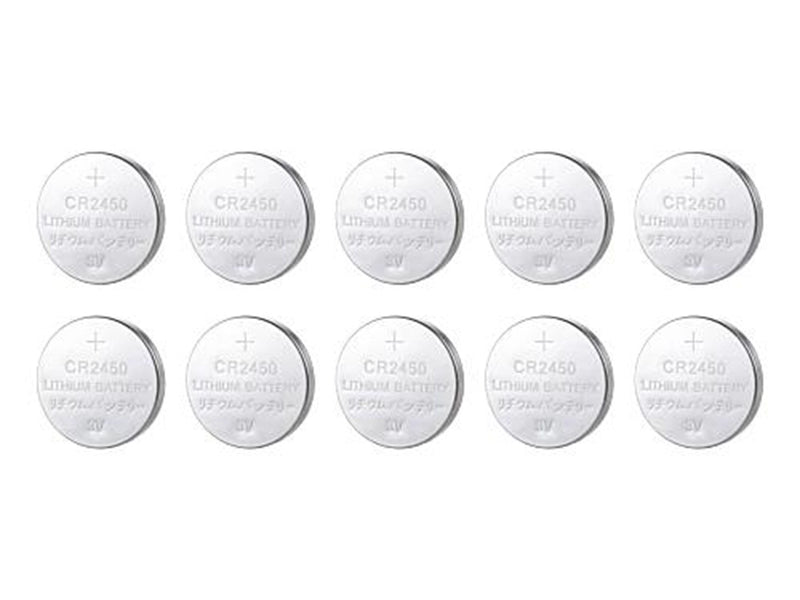 Deltaco Ultimate Lithium Battery CR2450 Button Cell - 10-pack