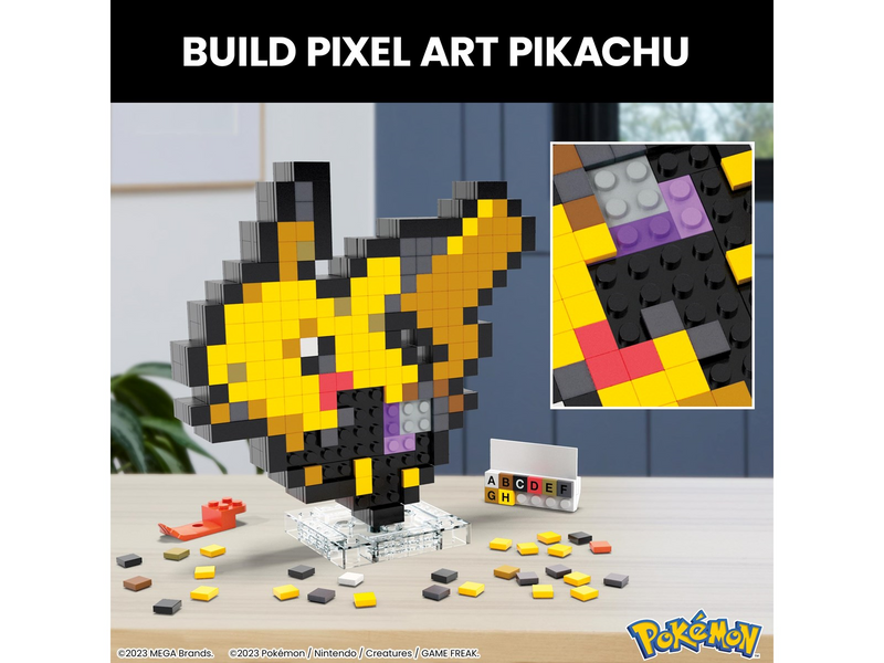 MEGA Pokémon Pikachu Pixel Art