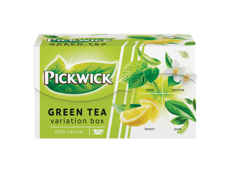 Pickwick Green Tea Variation Box - 20 pcs