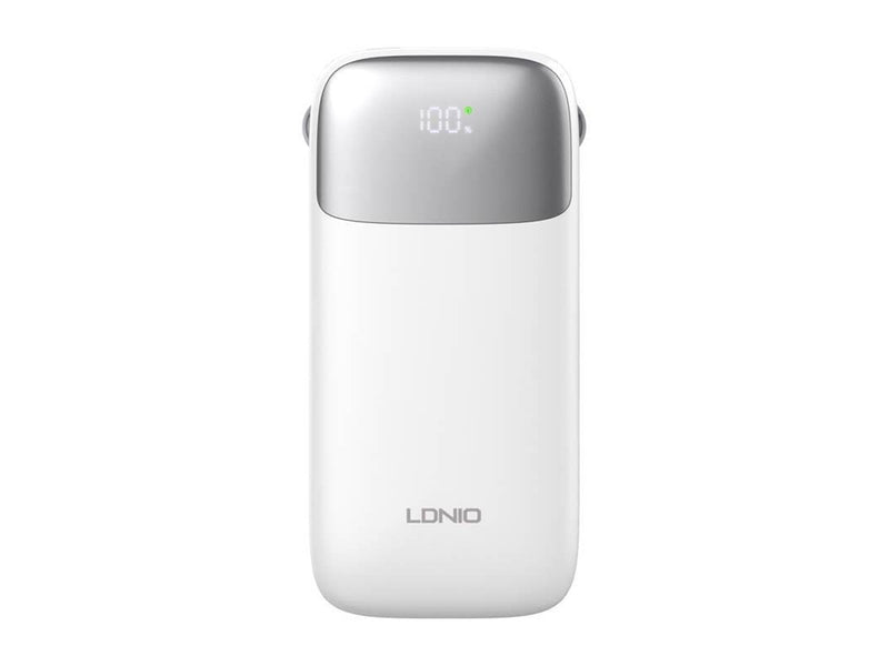 LDNIO PQ20 Powerbank 22.5W 20000mAh USB-C lightning (white) Powerbank (Akku) - Weiß - 20000 mAh