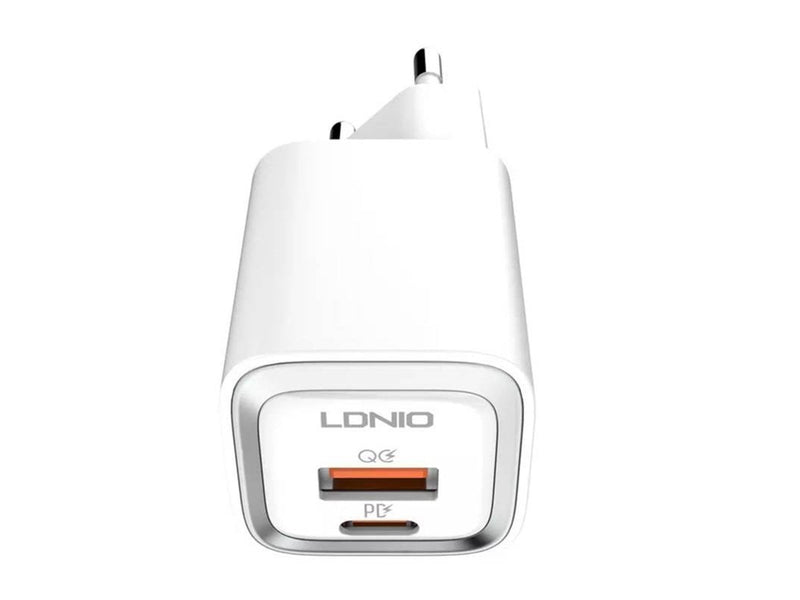 LDNIO A2318M USB USB-C charger for Apple + USB-C - Lightning cable
