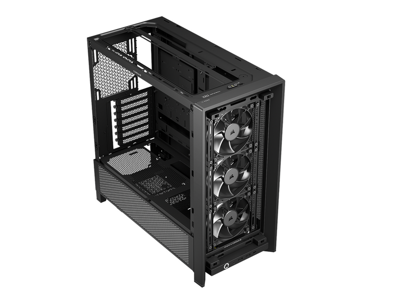 Corsair FRAME 4000D RS (3 black fans) - Gehäuse - Miditower - Schwarz