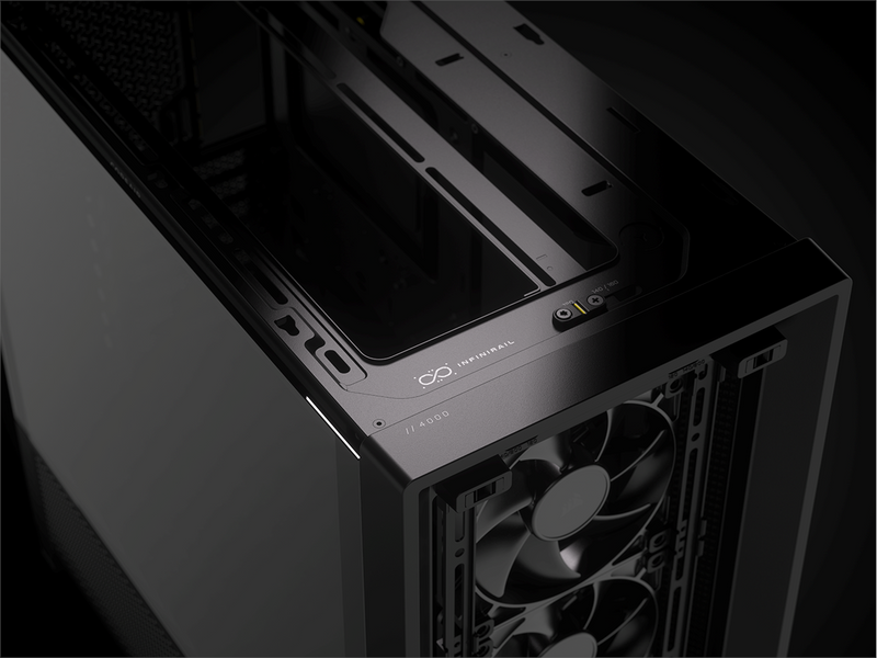Corsair FRAME 4000D RS (3 black fans) - Gehäuse - Miditower - Schwarz