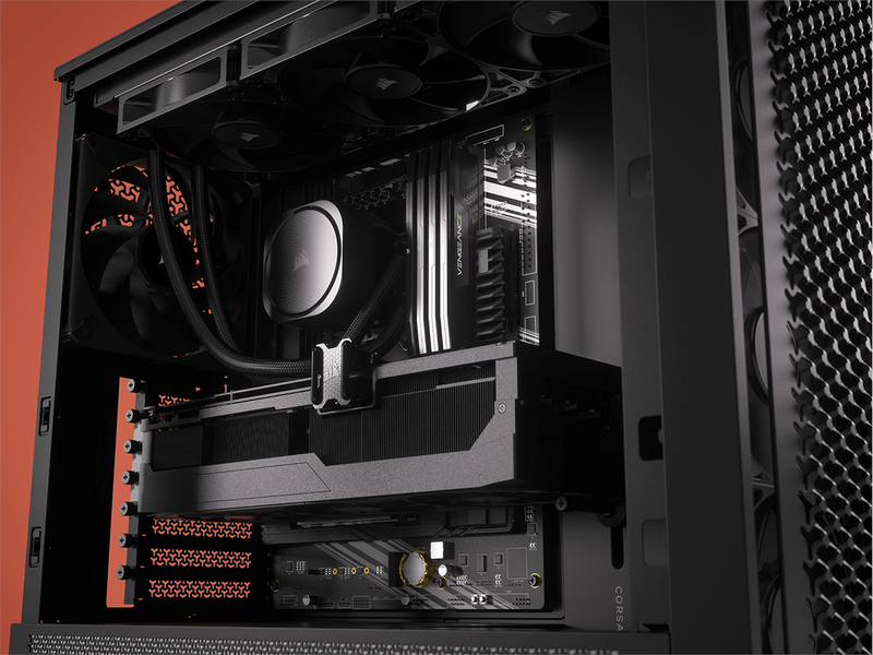 Corsair FRAME 4000D RS (3 black fans) - Gehäuse - Miditower - Schwarz