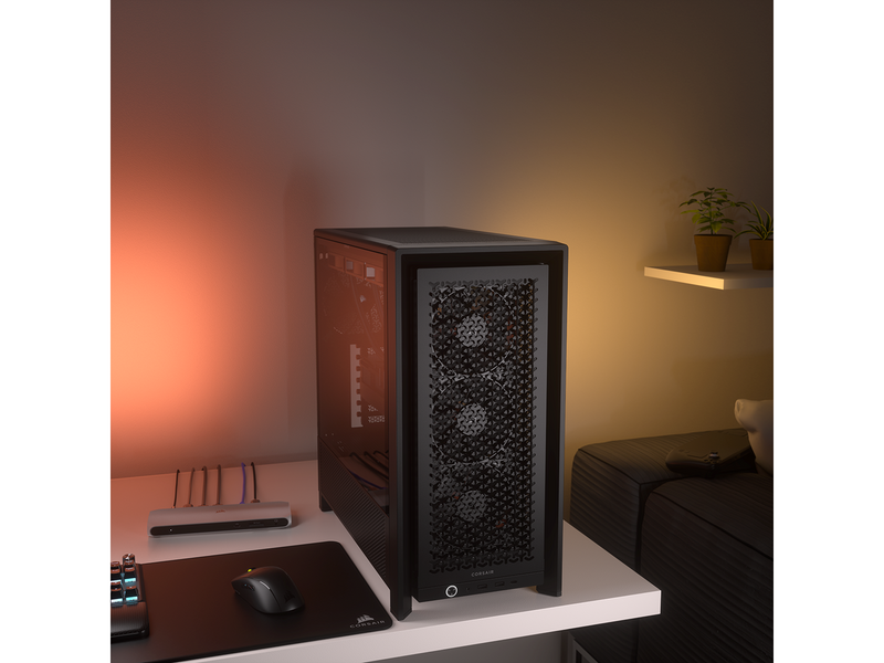 Corsair FRAME 4000D RS (3 black fans) - Gehäuse - Miditower - Schwarz
