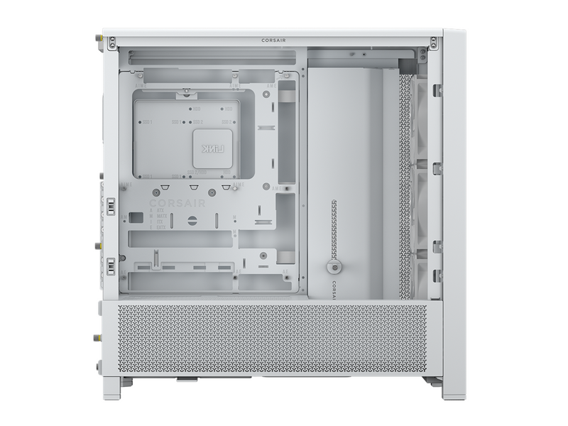 Corsair FRAME 4000D RS (3 white fans) - Gehäuse - Miditower - Weiß