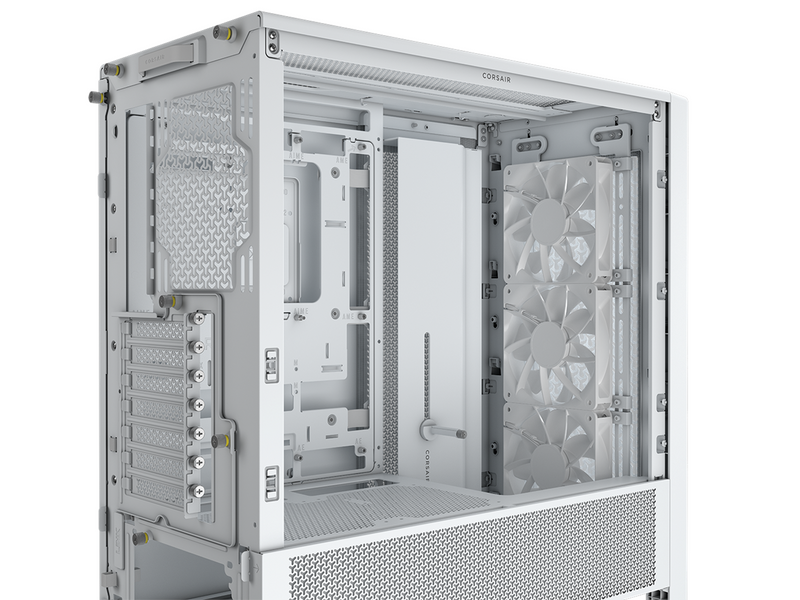 Corsair FRAME 4000D RS (3 white fans) - Gehäuse - Miditower - Weiß